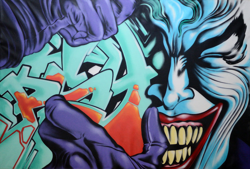 SEEN  - "Joker" Aerosol on Canvas