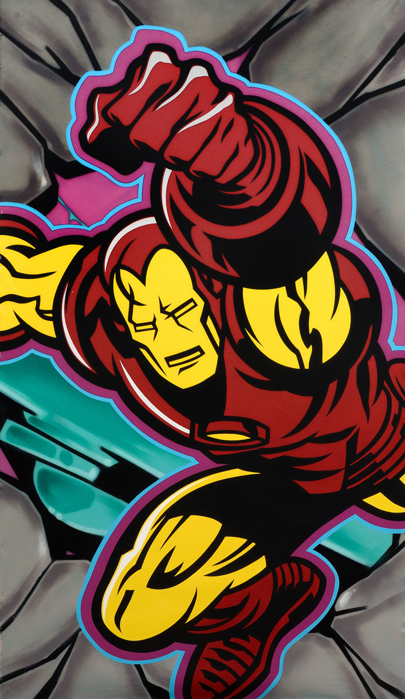 SEEN  - "Iron Man" Aerosol on Canvas