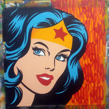 SEEN - "Wonder Woman" Aerosol on Canvas